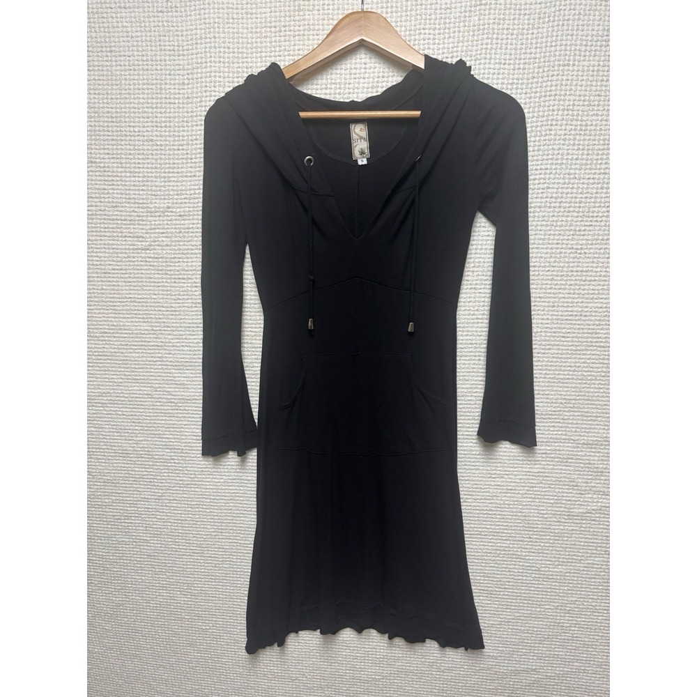 Sita Black Women's Model Spandex Top Dress Size Small Made USA